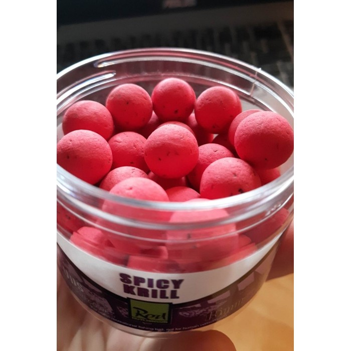 Бойлы плавающие Rod Hutchinson Spicy Krill Pop Ups 15mm купить в